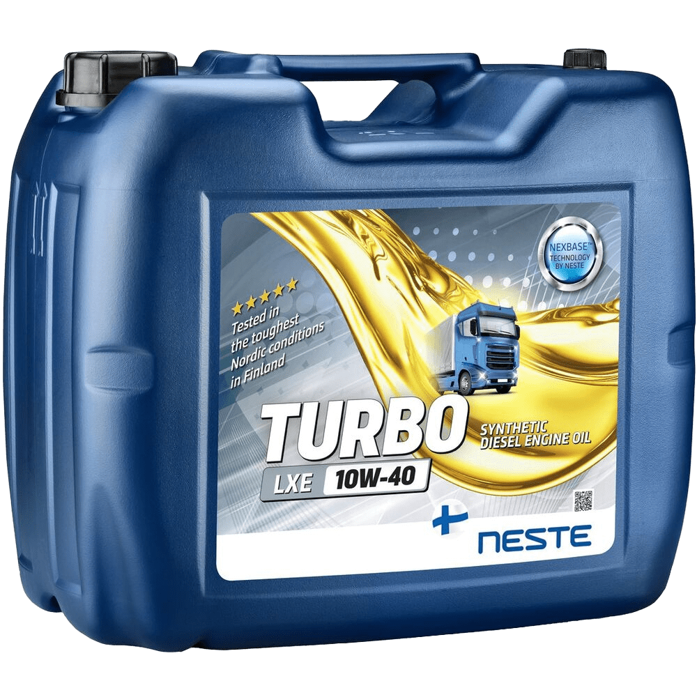 Моторное масло NESTE TURBO LXE 10W-40, 20л (NESTE: 124620)